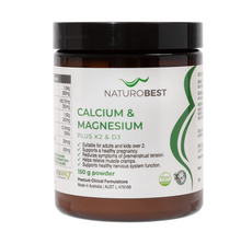 Load image into Gallery viewer, Calcium + Magnesium Plus K2 + D3
